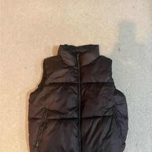Old Navy Dark Brown Puffer Vest